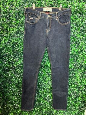 Hollister Womens Dark Blue Stretch Skinny Jeans